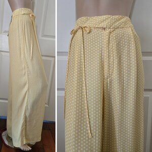 Zara High Waist Polka Dot Palazzo Pants SZ S